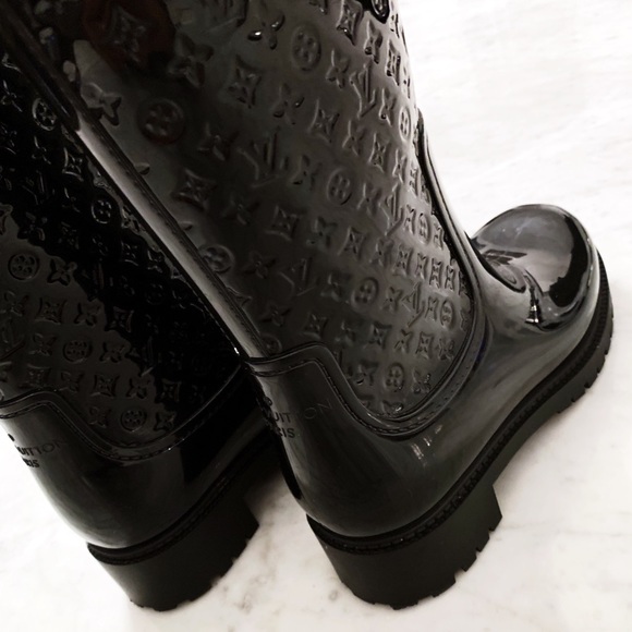 Sold Authentic Louis Vuitton splash high rain boots - Picture 6 of 10